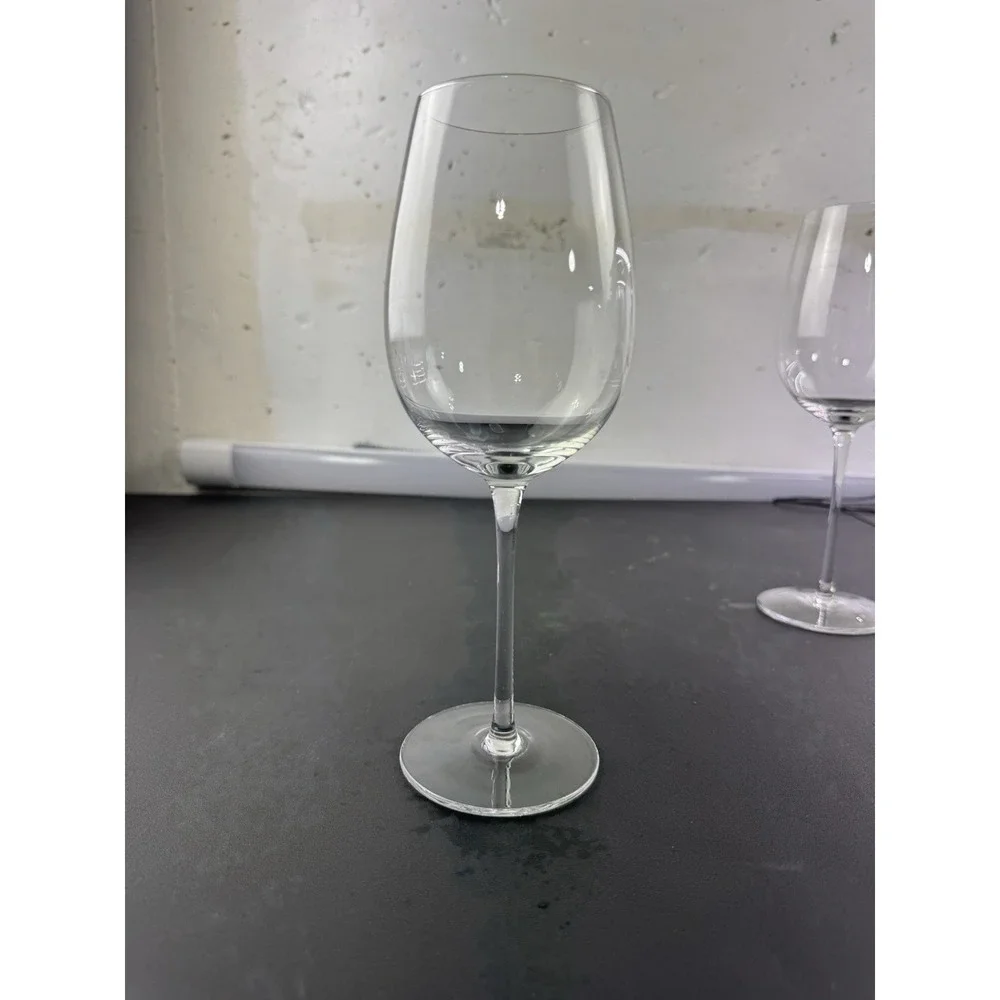 Set of 3 Clear Glass‎ Wine Glasses Tall Stemware Elegant Drinkware